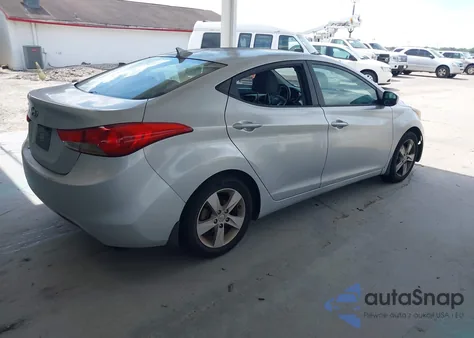 2012 Hyundai Elantra Gls (Ulsan Plant) from USA, damaged, VIN KMHDH4AEXCU180057